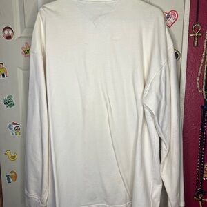 Vintage Tommy Hilfiger zip up collar long sleeve polo shirt